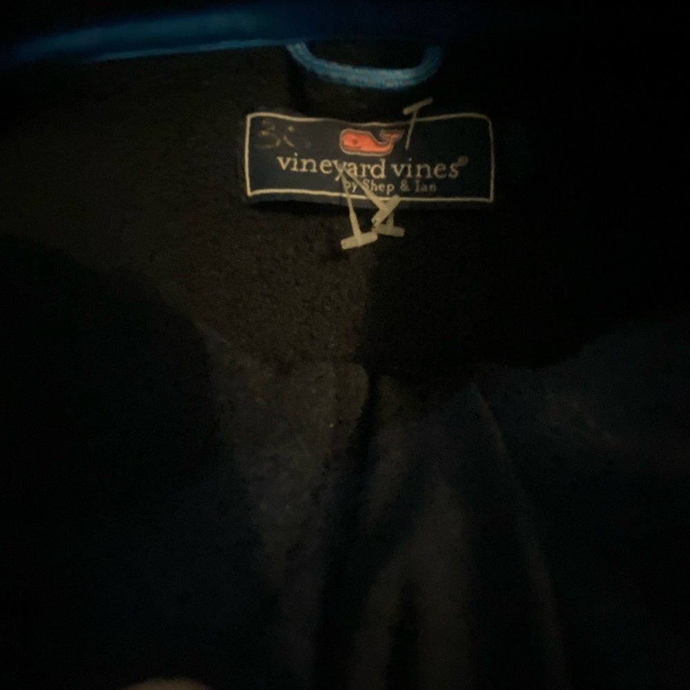 Vineyard Vines sweater Navy and Blue Half-Zip Sweater small - Picture 4 of 6
